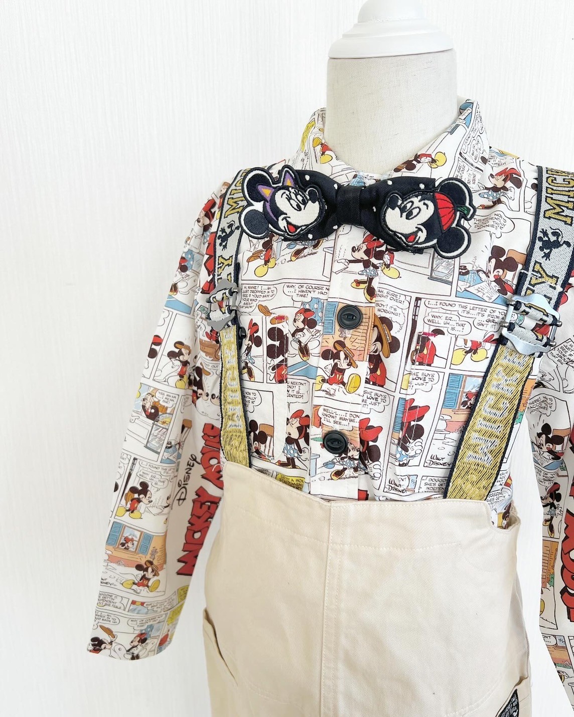 80-140size [即納]    ディズニーキャラクター/サロペットパンツ (BREEZE)