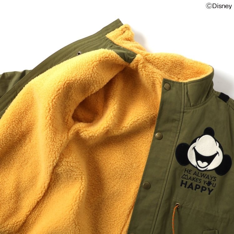 80-130size [即納]    ディズニーキャラクター/HAPPYモッズコート(BREEZE)