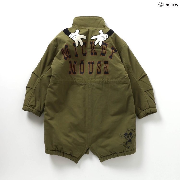 80-130size [即納]    ディズニーキャラクター/HAPPYモッズコート(BREEZE)
