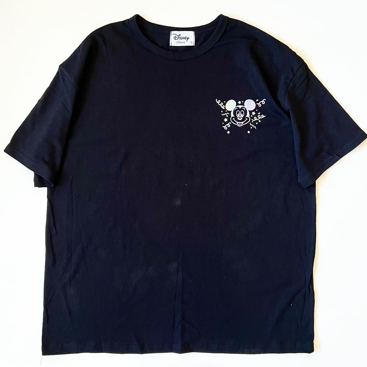 90-150.大人size[即納]    GOOD VIBES レインボー半袖Tシャツ  (mes favoris original )