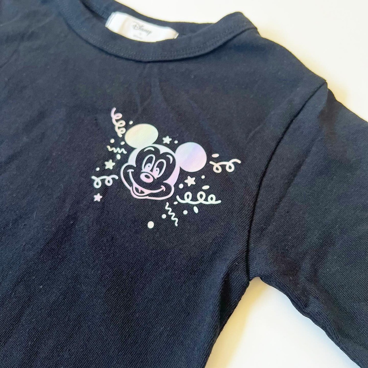 90-150.大人size[即納]    GOOD VIBES レインボー半袖Tシャツ  (mes favoris original )