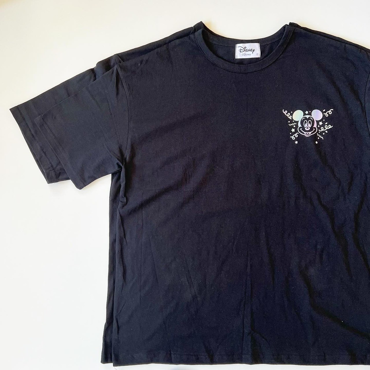 90-150.大人size[即納]    GOOD VIBES レインボー半袖Tシャツ  (mes favoris original )