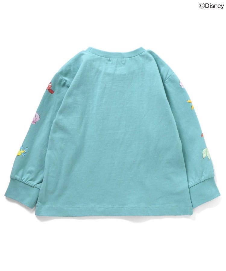 90-140size [即納]     ディズニーキャラクター/プリンセス 袖モチーフTシャツ  (SERAPH)