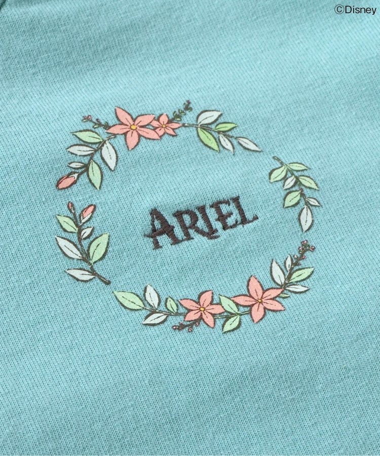 90-140size [即納]     ディズニーキャラクター/プリンセス 袖モチーフTシャツ  (SERAPH)