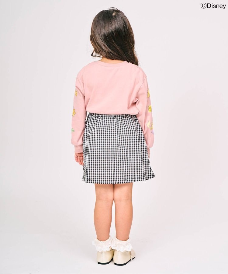 90-140size [即納]     ディズニーキャラクター/プリンセス 袖モチーフTシャツ  (SERAPH)