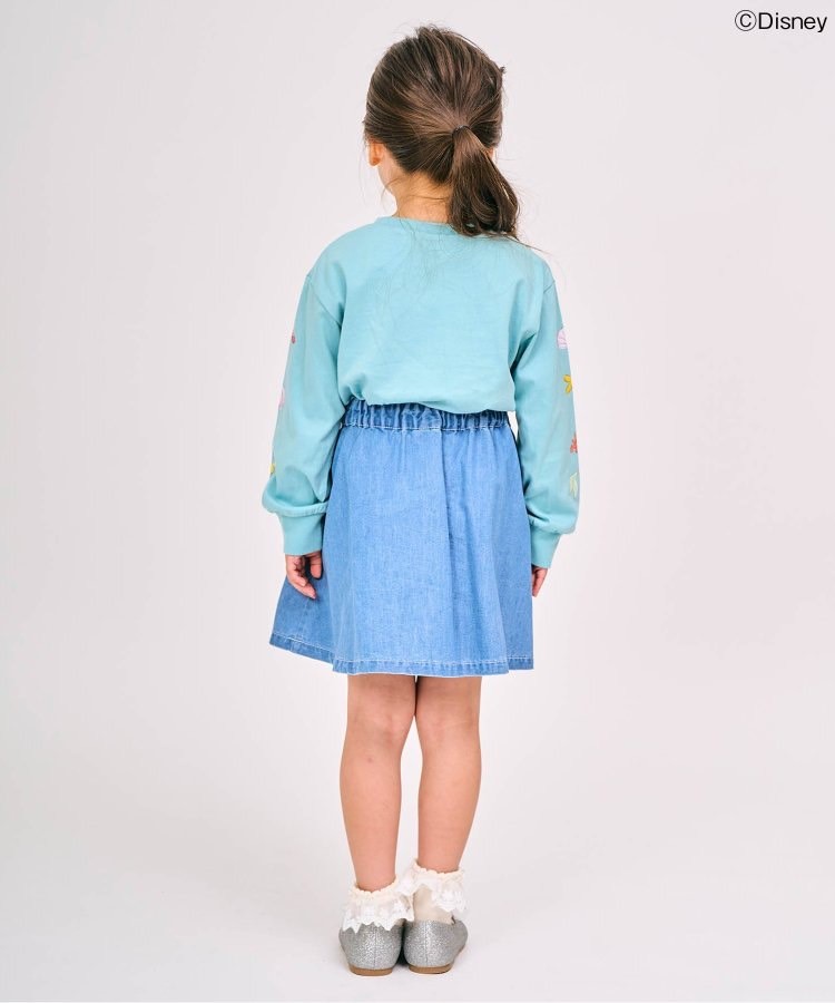 90-140size [即納]     ディズニーキャラクター/プリンセス 袖モチーフTシャツ  (SERAPH)