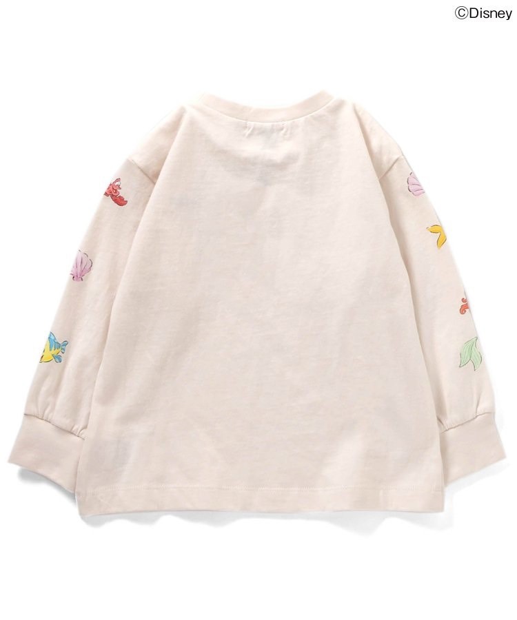 90-140size [即納]     ディズニーキャラクター/プリンセス 袖モチーフTシャツ  (SERAPH)