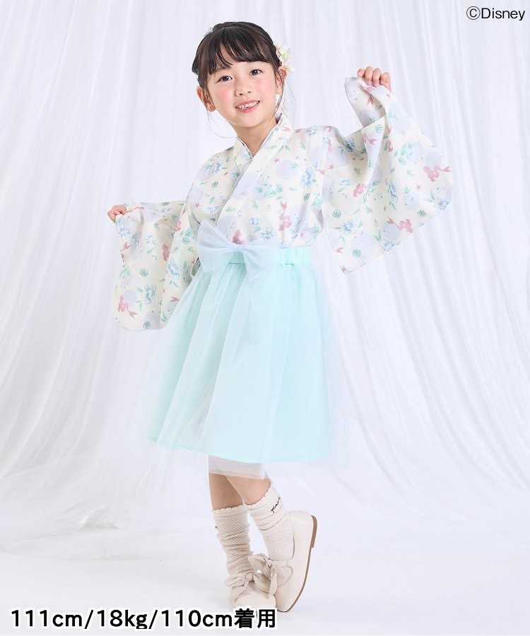 80-140size [即納]  ディズニーキャラクター/プリンセス 簡単おめかしチュール袴　 (SERAPH)