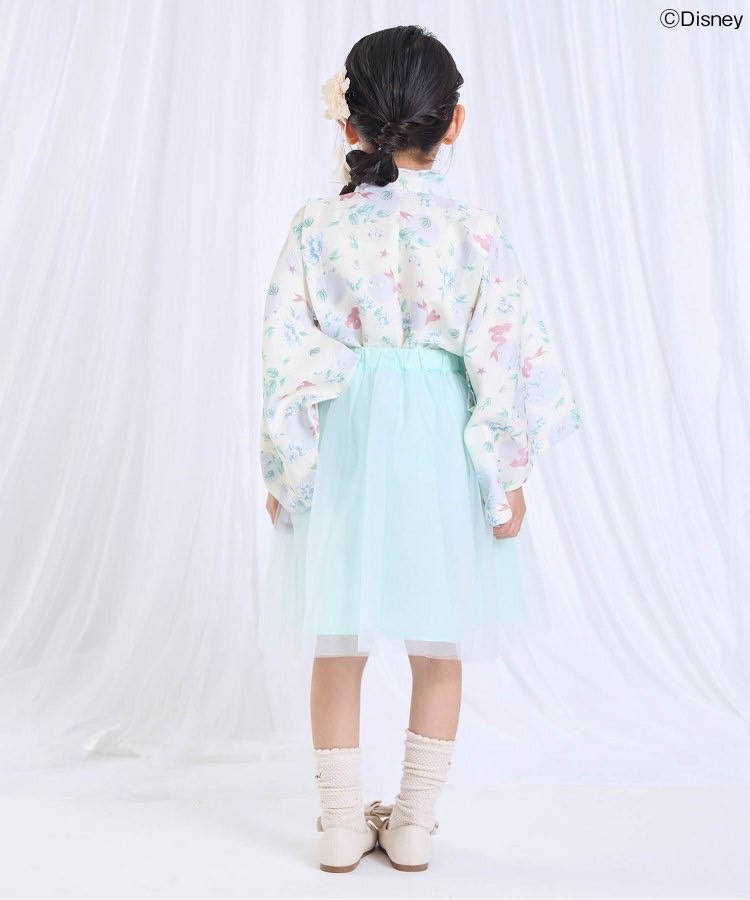 80-140size [即納]  ディズニーキャラクター/プリンセス 簡単おめかしチュール袴　 (SERAPH)