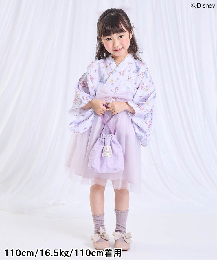 80-140size [即納]  ディズニーキャラクター/プリンセス 簡単おめかしチュール袴　 (SERAPH)