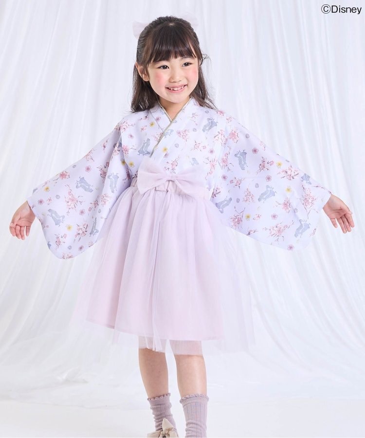 80-140size [即納]  ディズニーキャラクター/プリンセス 簡単おめかしチュール袴　 (SERAPH)