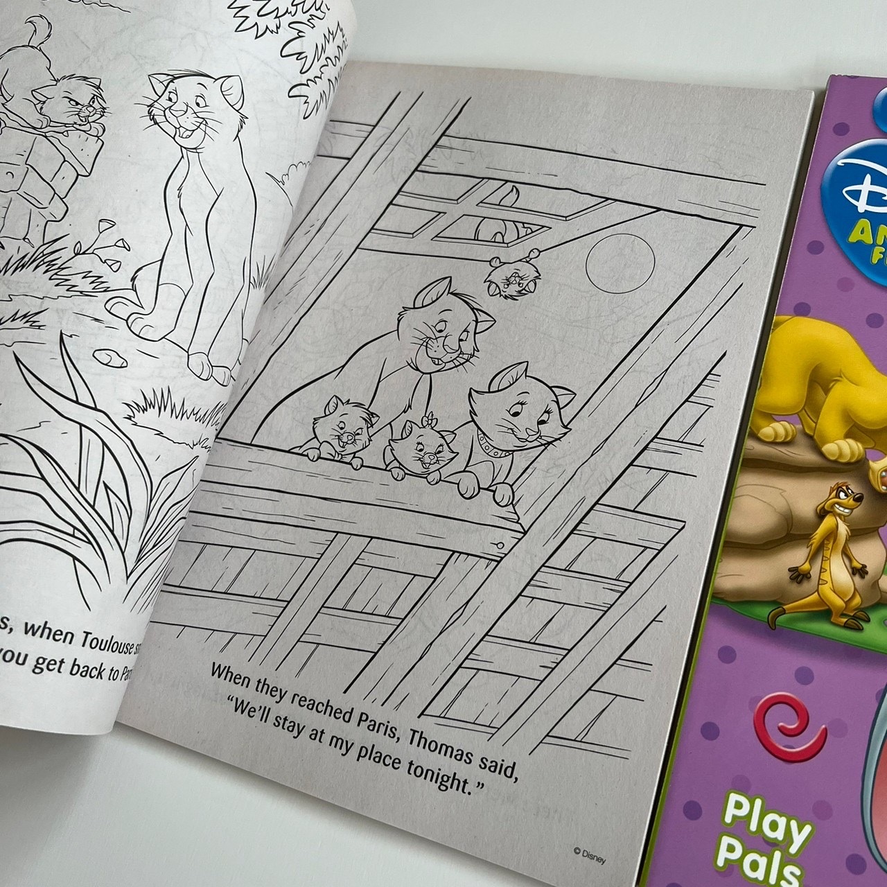 [即納] Disney キャラクター　塗り絵