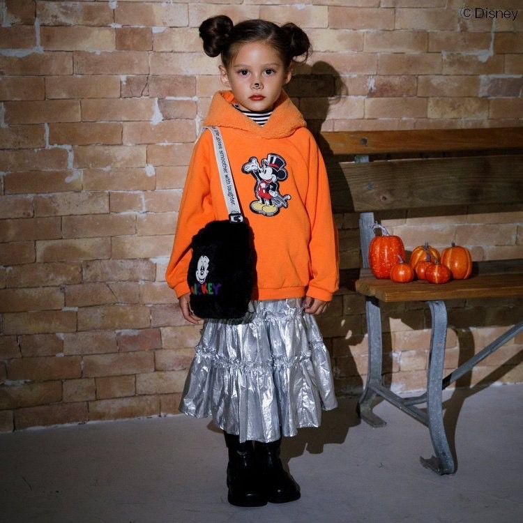 80-140size [即納]    ディズニーキャラクター/フードボアパーカー(BREEZE)