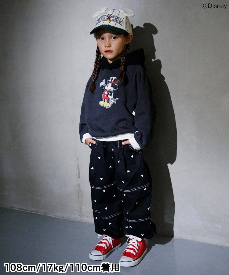 80-140size [即納]    ディズニーキャラクター/フードボアパーカー(BREEZE)