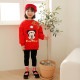 ＜アウトレット＞90-150size[即納] Mickey Santa mtm 裏起毛 (heart baby)