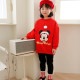 ＜アウトレット＞90-150size[即納] Mickey Santa mtm 裏起毛 (heart baby)