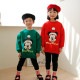 ＜アウトレット＞90-150size[即納] Mickey Santa mtm 裏起毛 (heart baby)