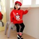 ＜アウトレット＞90-150size[即納] Mickey Santa mtm 裏起毛 (heart baby)