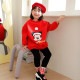 ＜アウトレット＞90-150size[即納] Mickey Santa mtm 裏起毛 (heart baby)