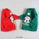 ＜アウトレット＞90-150size[即納] Mickey Santa mtm 裏起毛 (heart baby)