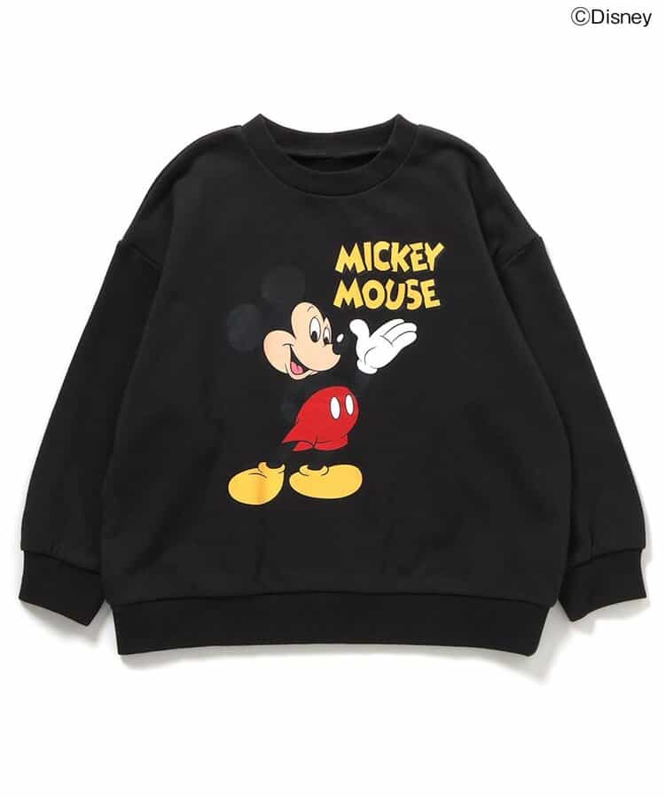 80-140size[即納]  【ディズニー】ミッキー&フレンズ/トレーナー  ( BREEZE )