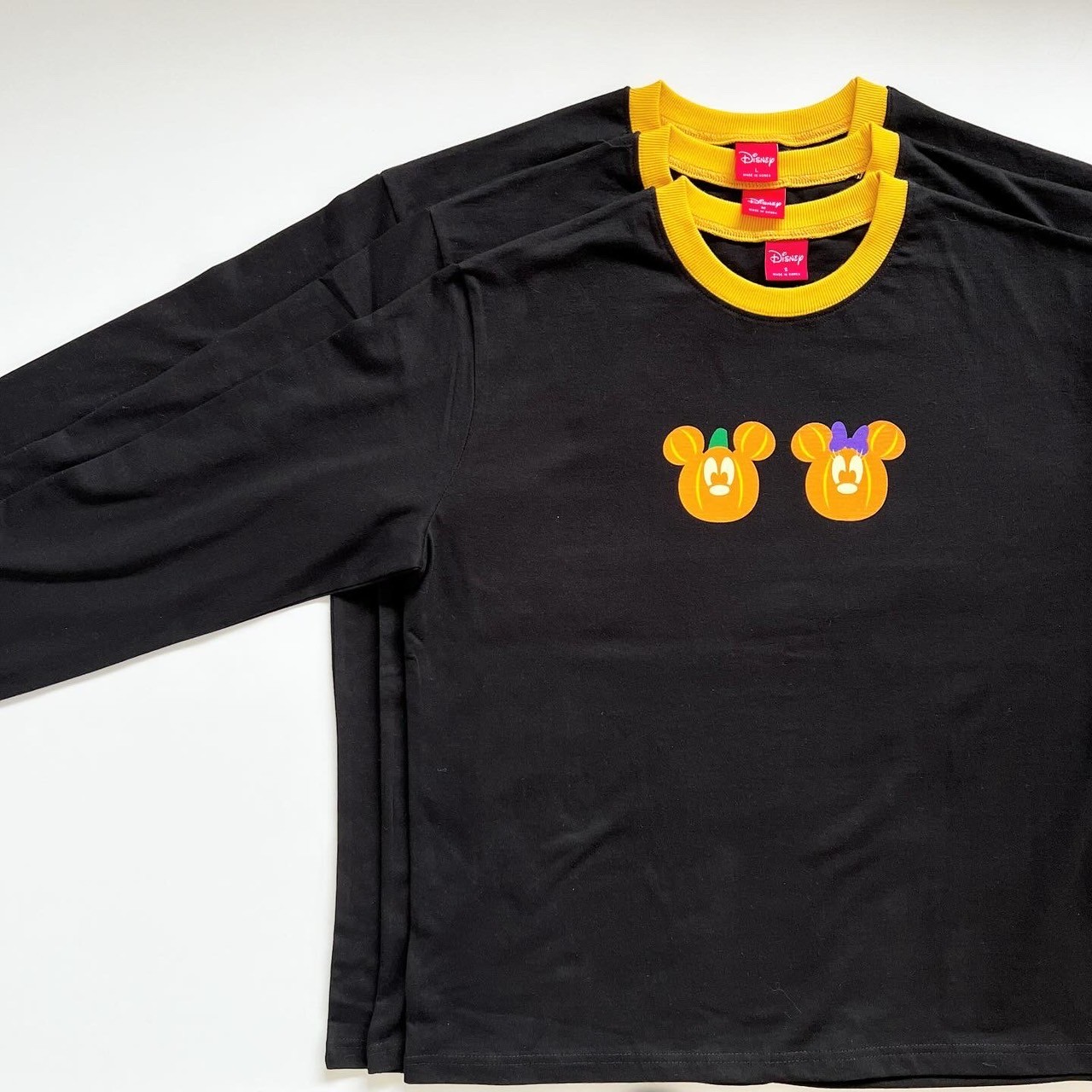 90－140.大人S.M.Lsize[即納]    光る！ハロウィン長袖Tシャツ  (mes favoris original )