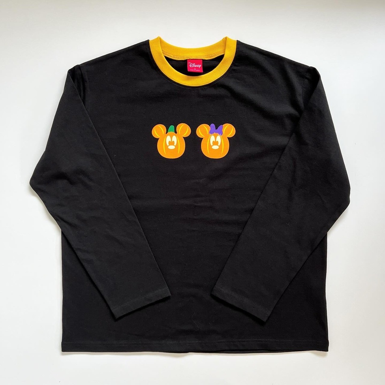 90－140.大人S.M.Lsize[即納]    光る！ハロウィン長袖Tシャツ  (mes favoris original )