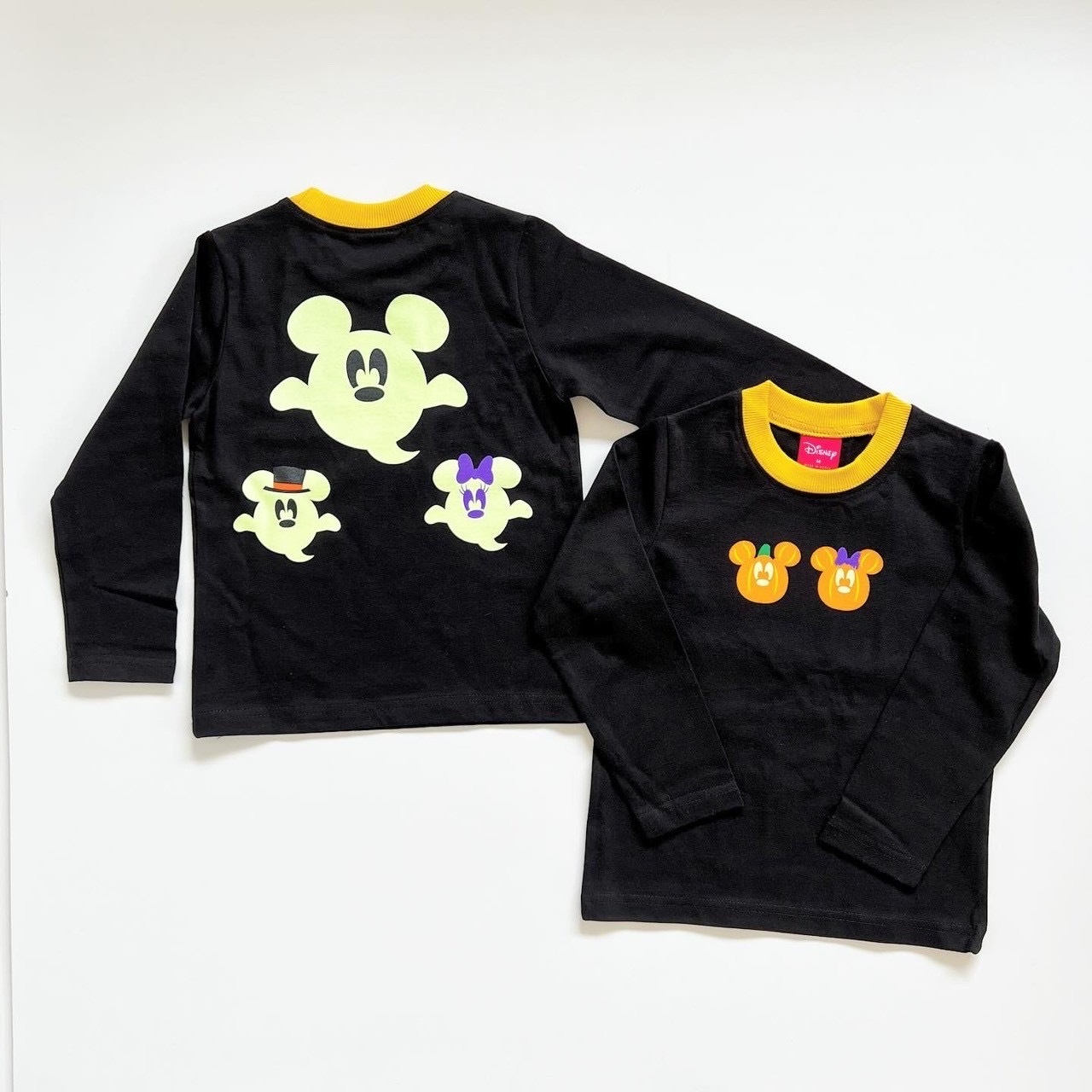 90－140.大人S.M.Lsize[即納]    光る！ハロウィン長袖Tシャツ  (mes favoris original )