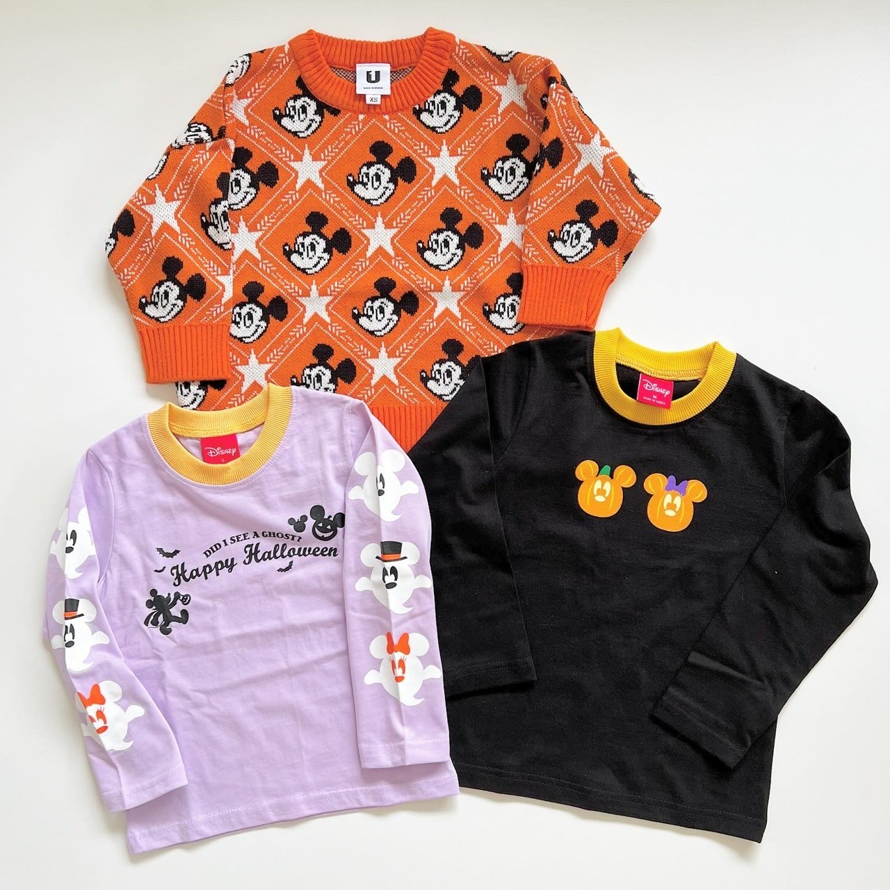 90－140.大人S.M.Lsize[即納]    光る！ハロウィン長袖Tシャツ  (mes favoris original )