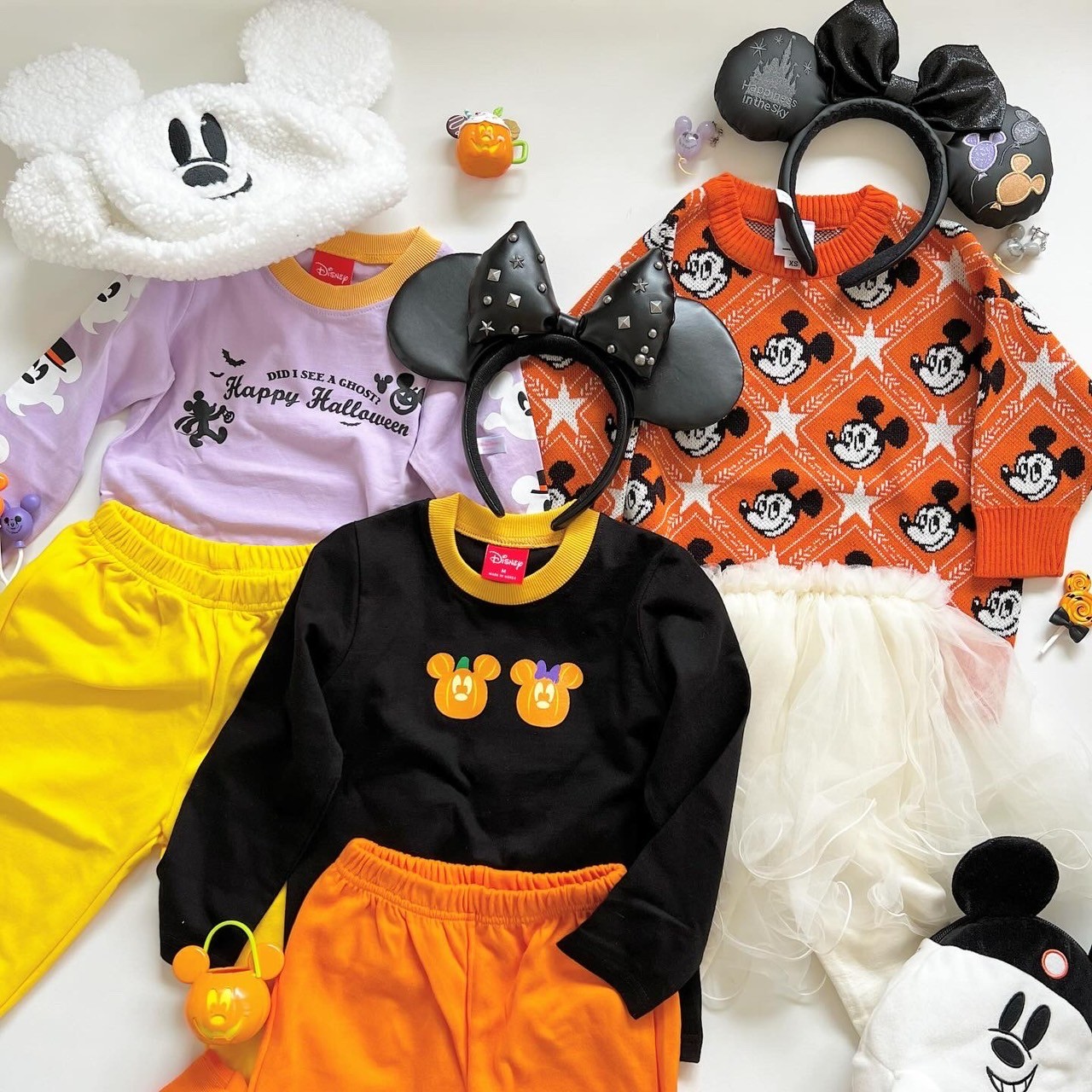90－140.大人S.M.Lsize[即納]    光る！ハロウィン長袖Tシャツ  (mes favoris original )