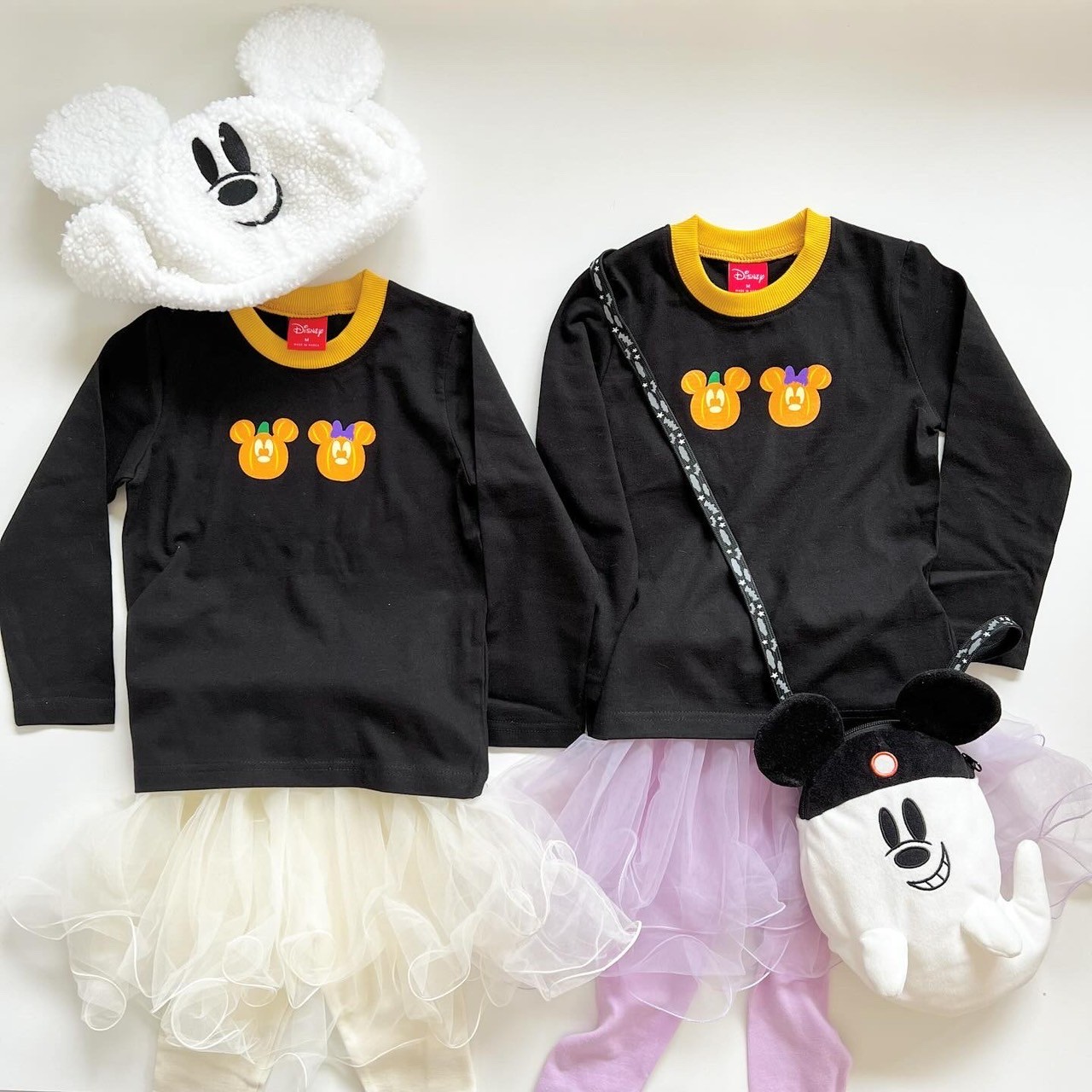 90－140.大人S.M.Lsize[即納]    光る！ハロウィン長袖Tシャツ  (mes favoris original )
