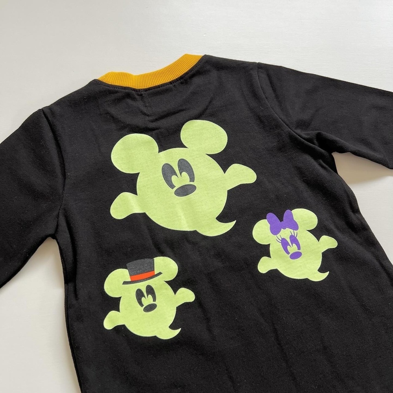 90－140.大人S.M.Lsize[即納]    光る！ハロウィン長袖Tシャツ  (mes favoris original )