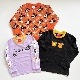 90－140.大人S.M.Lsize[即納]    光る！ハロウィン長袖Tシャツ  (mes favoris original )