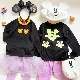 90－140.大人S.M.Lsize[即納]    光る！ハロウィン長袖Tシャツ  (mes favoris original )