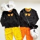 90－140.大人S.M.Lsize[即納]    光る！ハロウィン長袖Tシャツ  (mes favoris original )