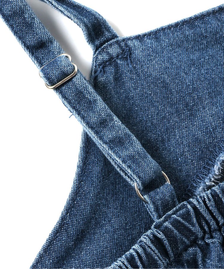 125-165 size [即納]   オールインワン風りぼんセットアップ    (ALGY)