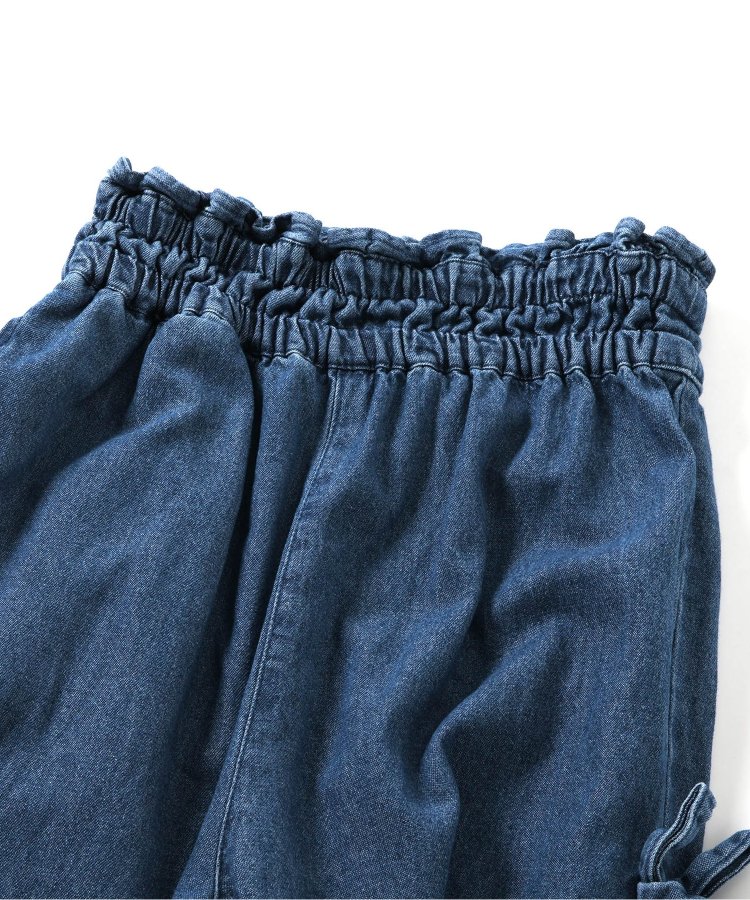 125-165 size [即納]   オールインワン風りぼんセットアップ    (ALGY)