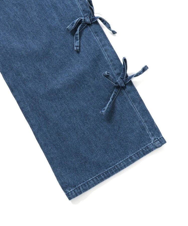 125-165 size [即納]   オールインワン風りぼんセットアップ    (ALGY)