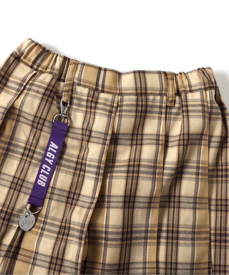 125-165 size [即納]   チャーム付きプリーツスカパン    (ALGY)