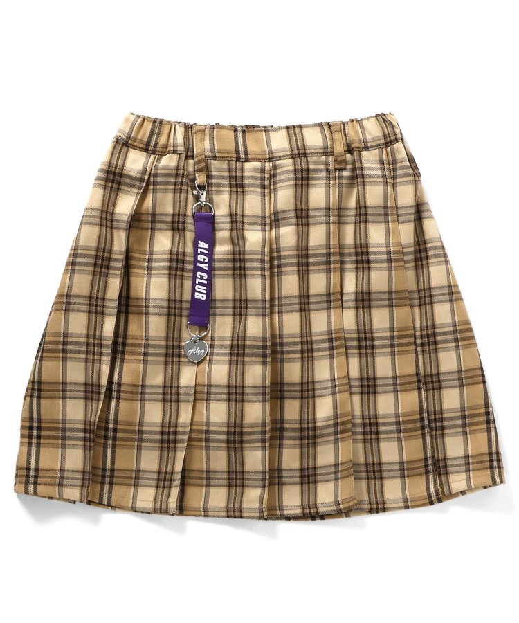 125-165 size [即納]   チャーム付きプリーツスカパン    (ALGY)