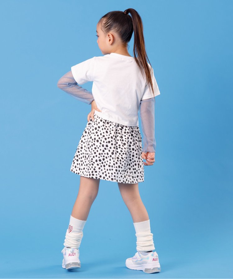 125-165 size [即納]   チャーム付きプリーツスカパン    (ALGY)