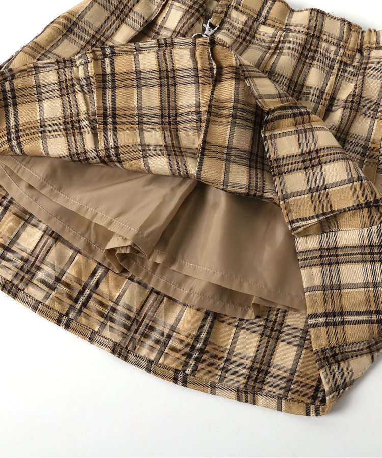 125-165 size [即納]   チャーム付きプリーツスカパン    (ALGY)