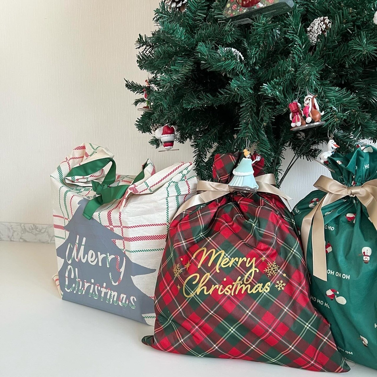 [即納]   Xmasラッピングバッグ