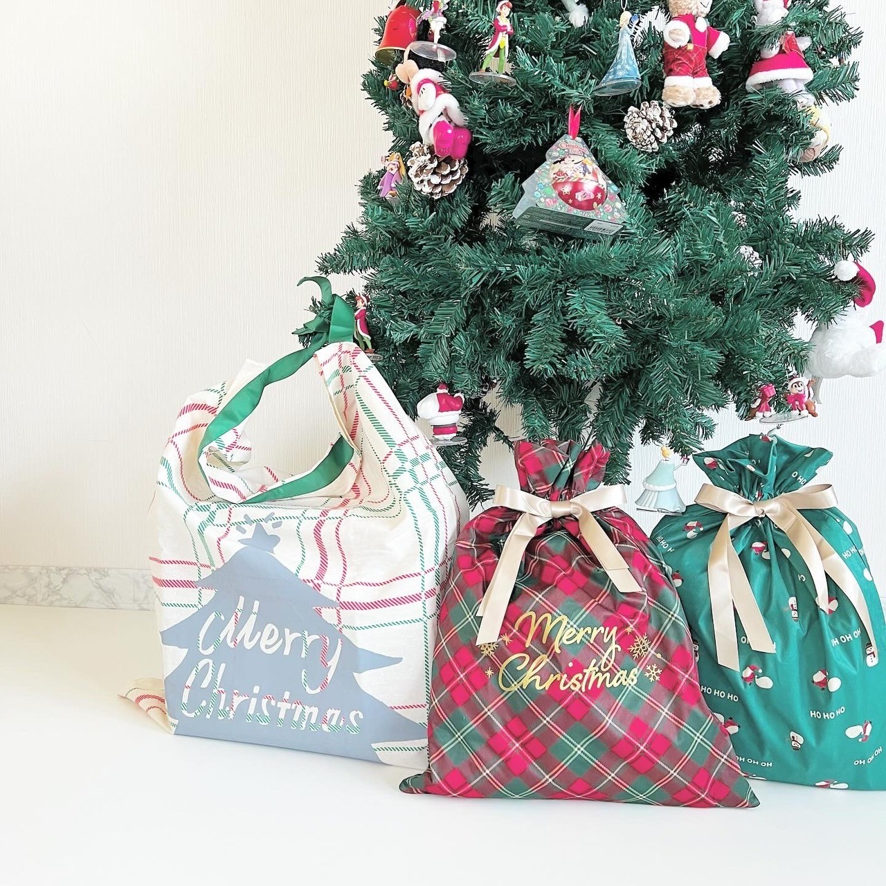 [即納]   Xmasラッピングバッグ