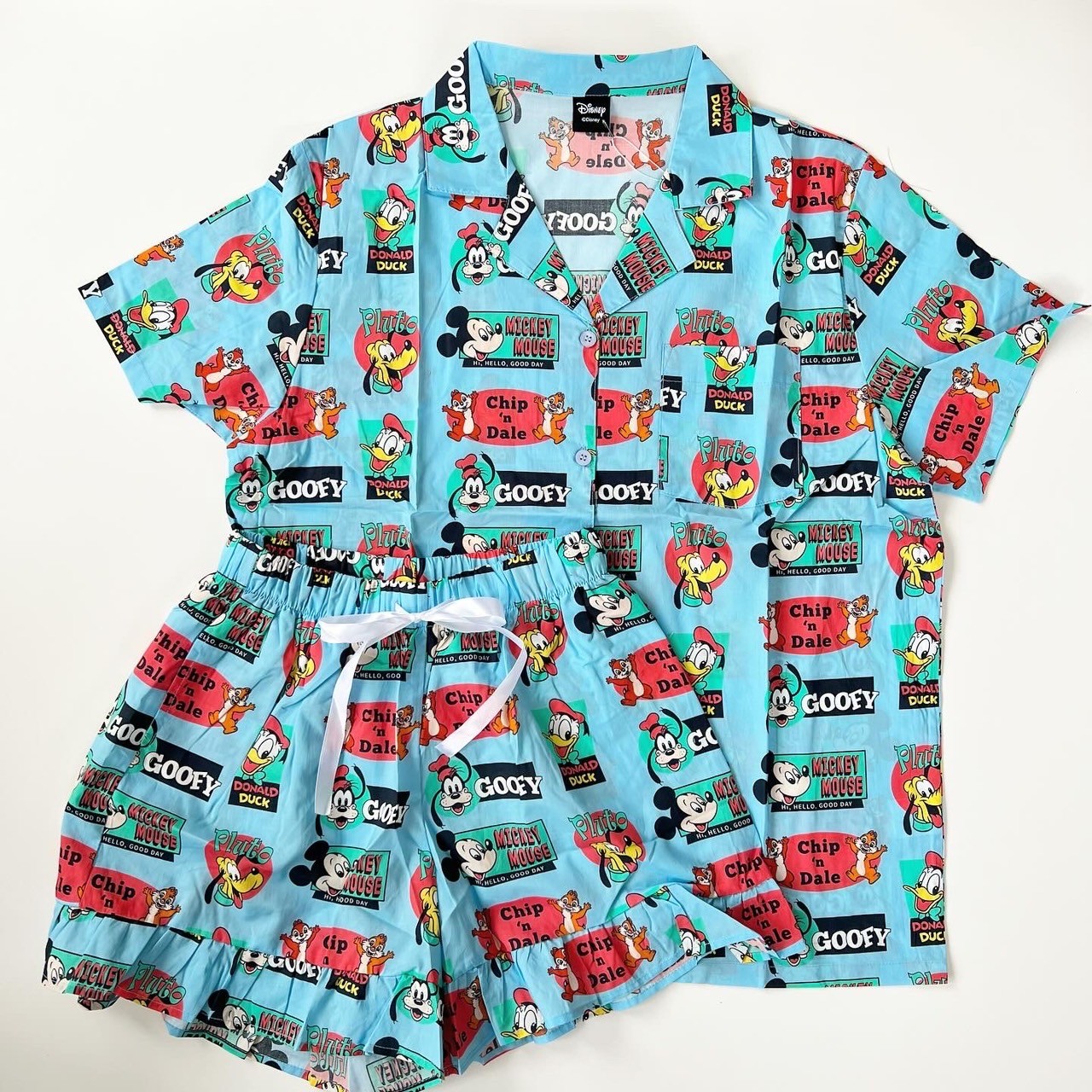 大人size[即納]  Mickeyfriends Boy‘sキャラクター総柄ショートパンツ
