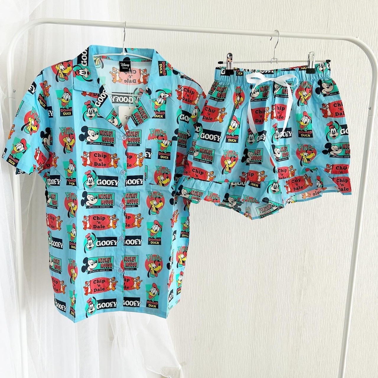 大人size[即納]  Mickeyfriends Boy‘sキャラクター総柄ショートパンツ
