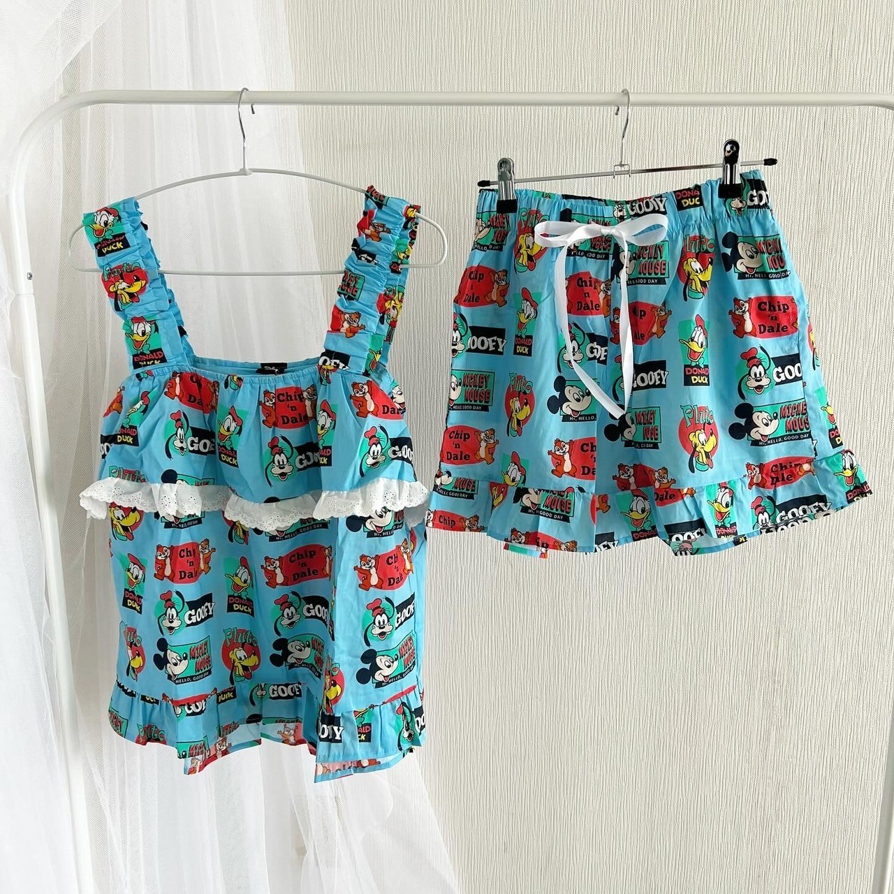 大人size[即納]  Mickeyfriends Boy‘sキャラクター総柄ショートパンツ