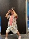 90.110.130&ladies size[即納]  Mickey&Friends総柄シャツ  (mes favoris original )