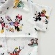 90.110.130&ladies size[即納]  Mickey&Friends総柄シャツ  (mes favoris original )