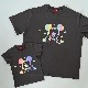 90-140.大人size[即納]    Mickey Rainbow 半袖Tシャツ  (mes favoris original )